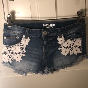 Denim shorts